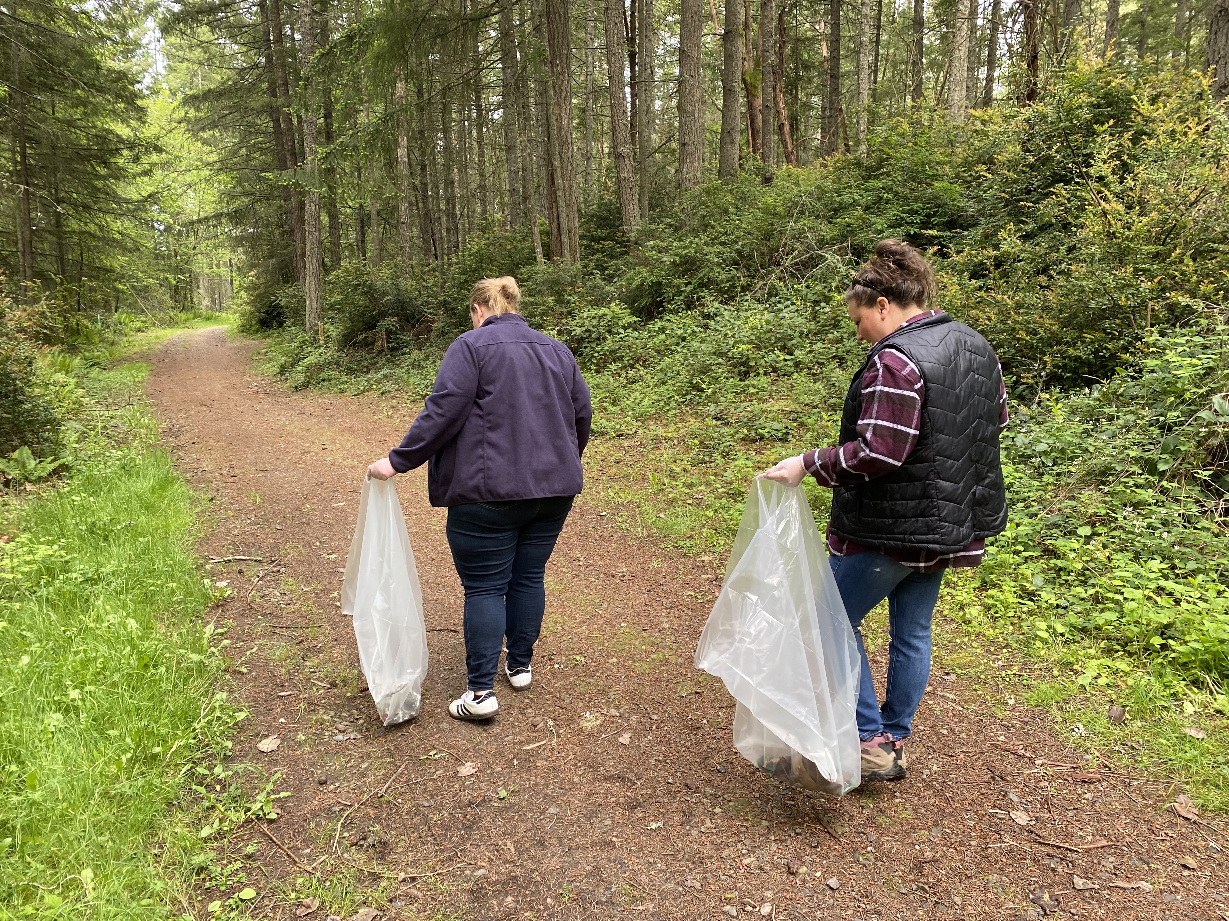 Kitsap REALTORS4 cleaning up homeless encampment