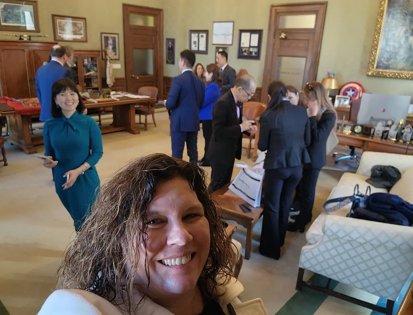 MHS4 mongolian realtors meeting with WR staff and legislators