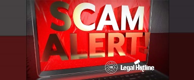 scam alert poster